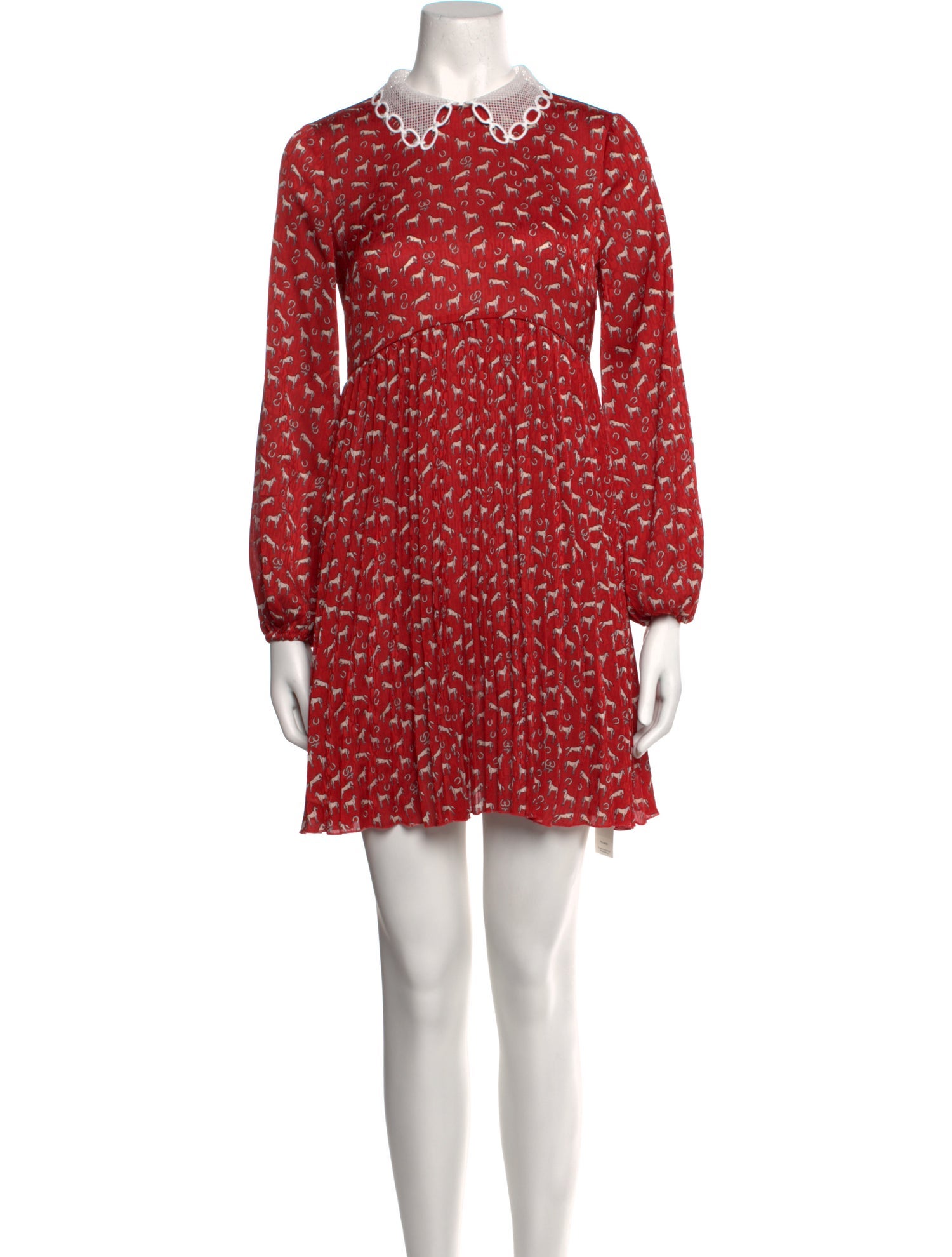 Maje Printed Mini Dress w/ Tags