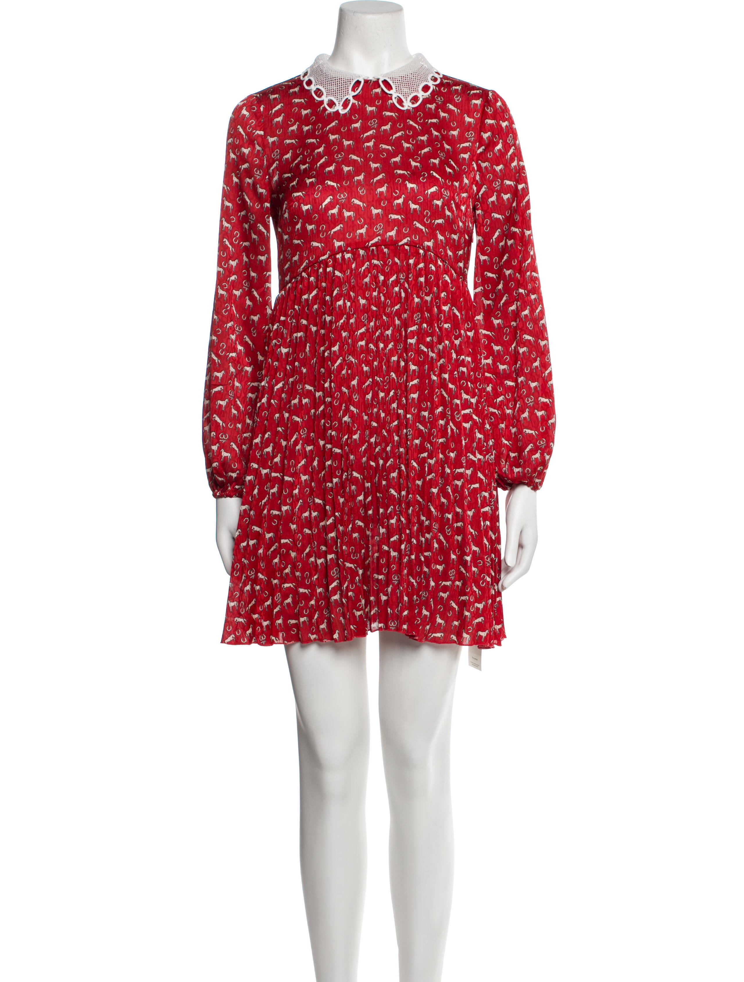 Maje Printed Mini Dress w/ Tags