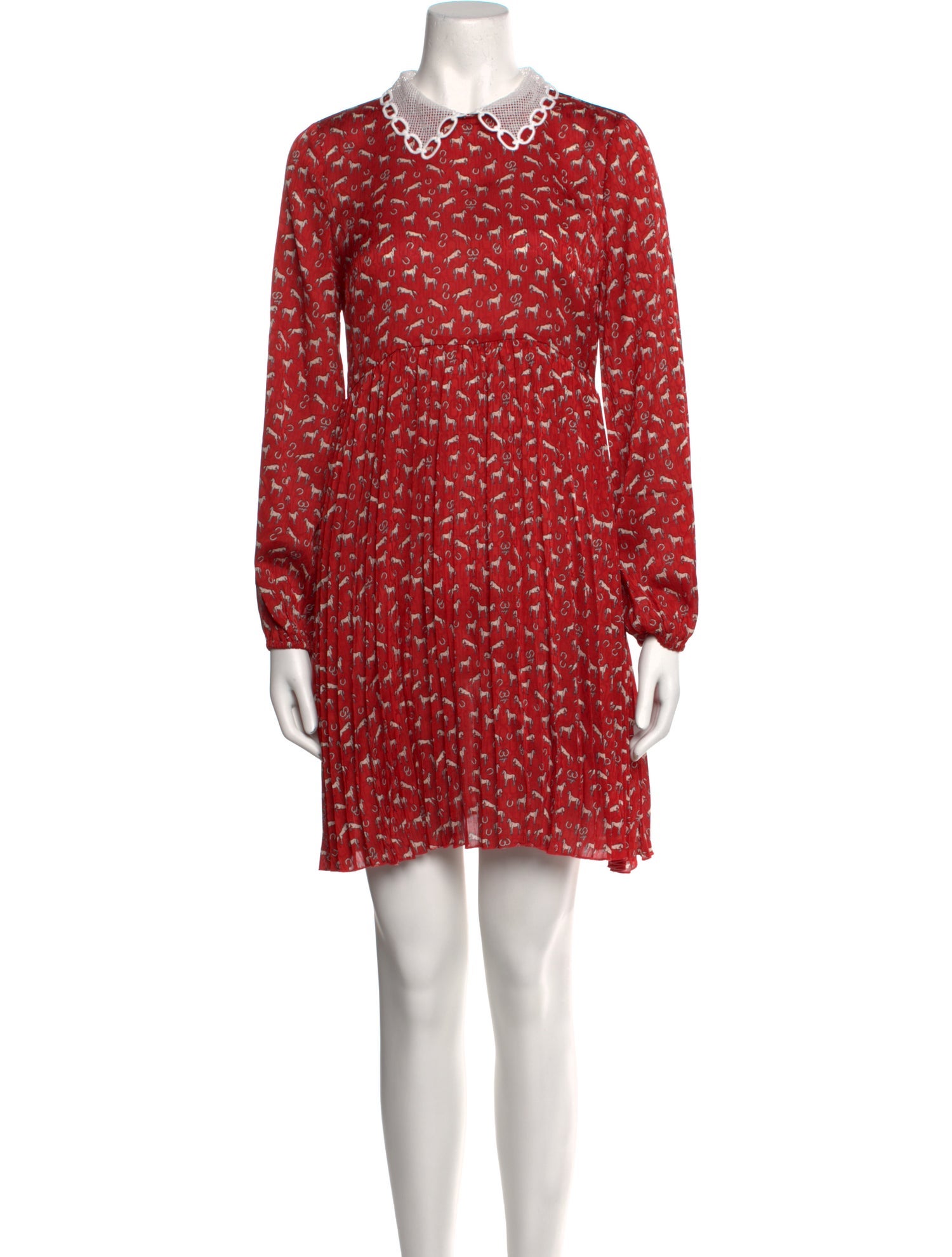 Maje Printed Mini Dress w/ Tags