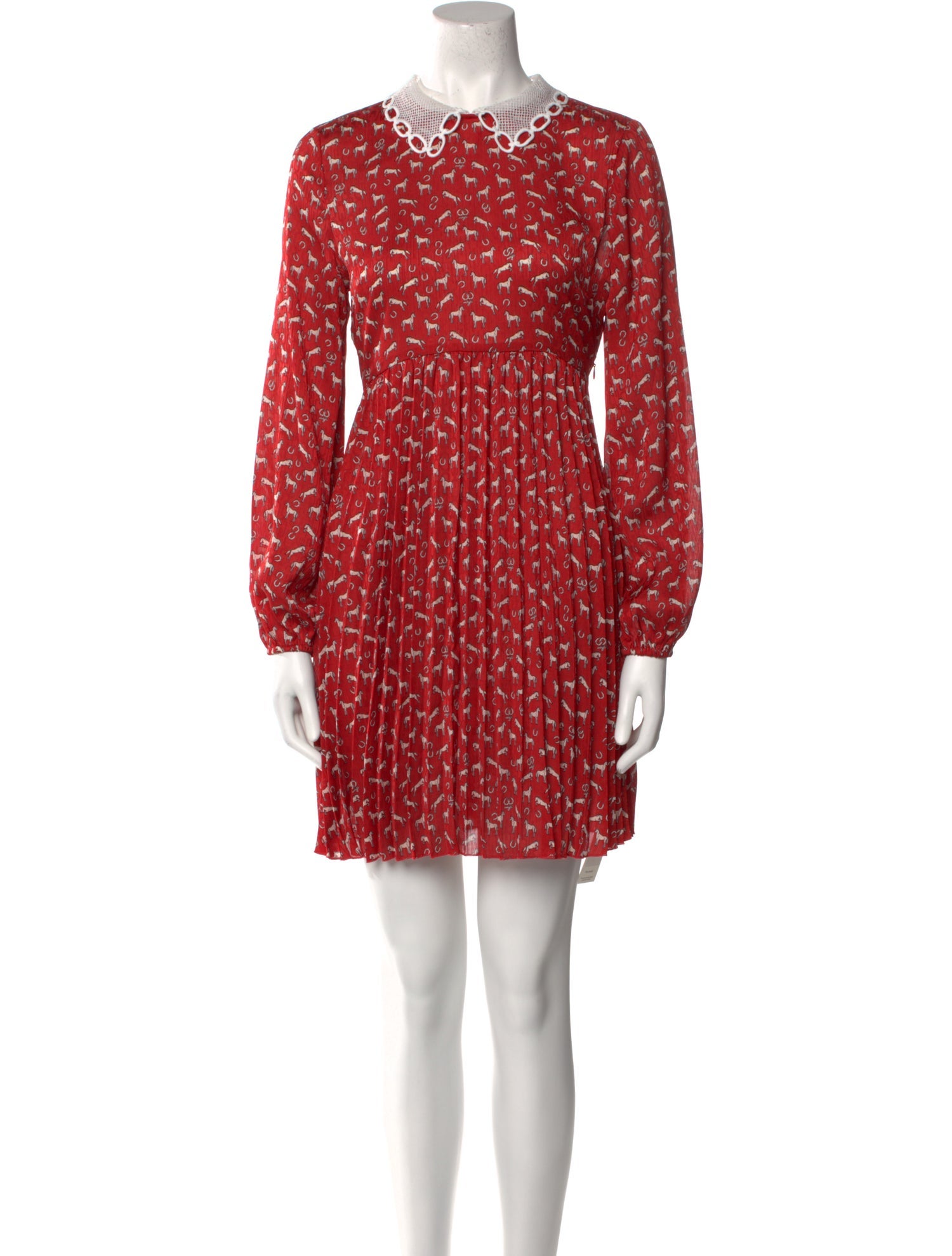 Maje Printed Mini Dress w/ Tags