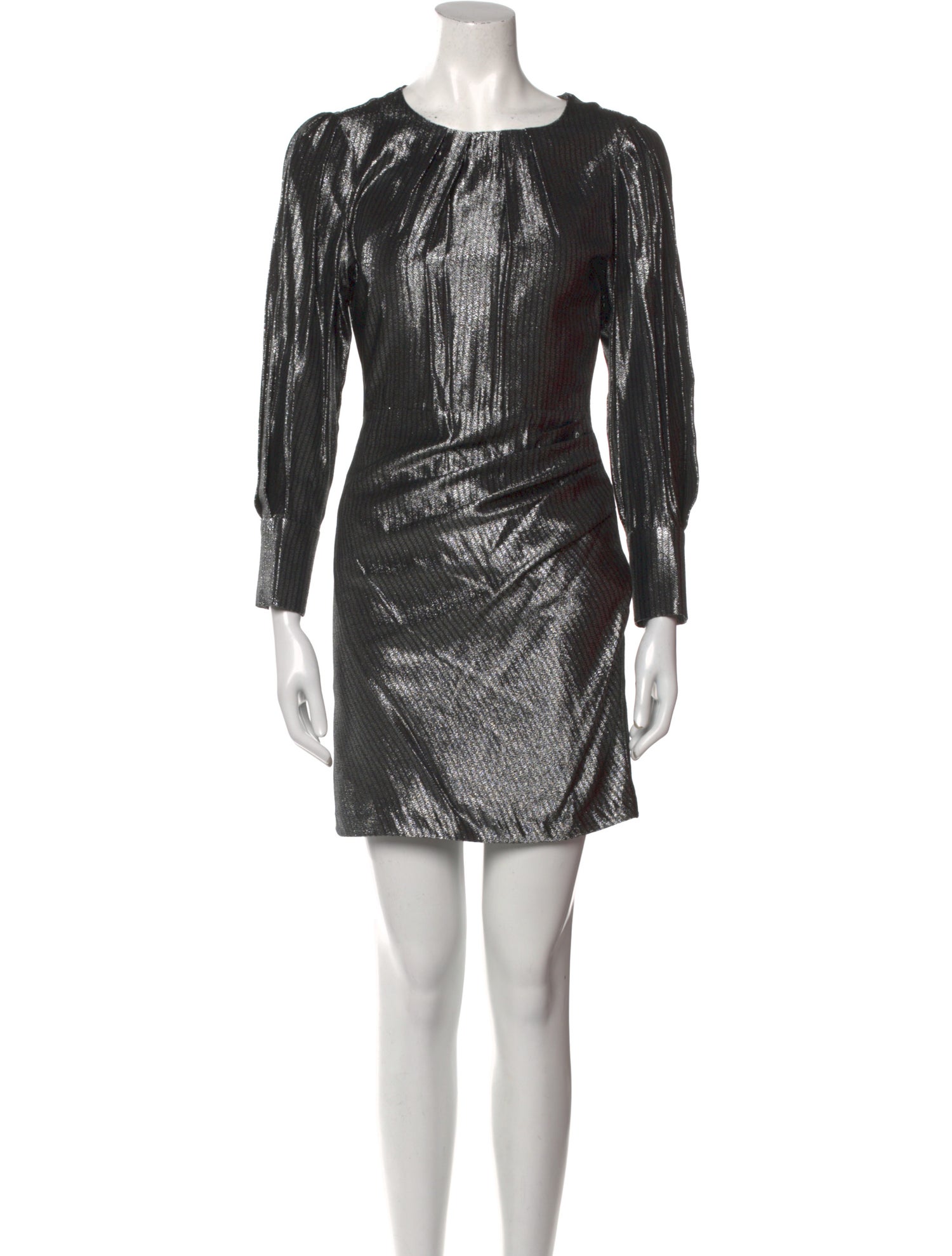 Maje Crew Neck Mini Dress