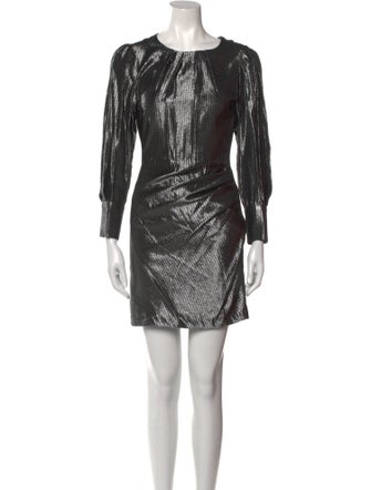 Maje Crew Neck Mini Dress