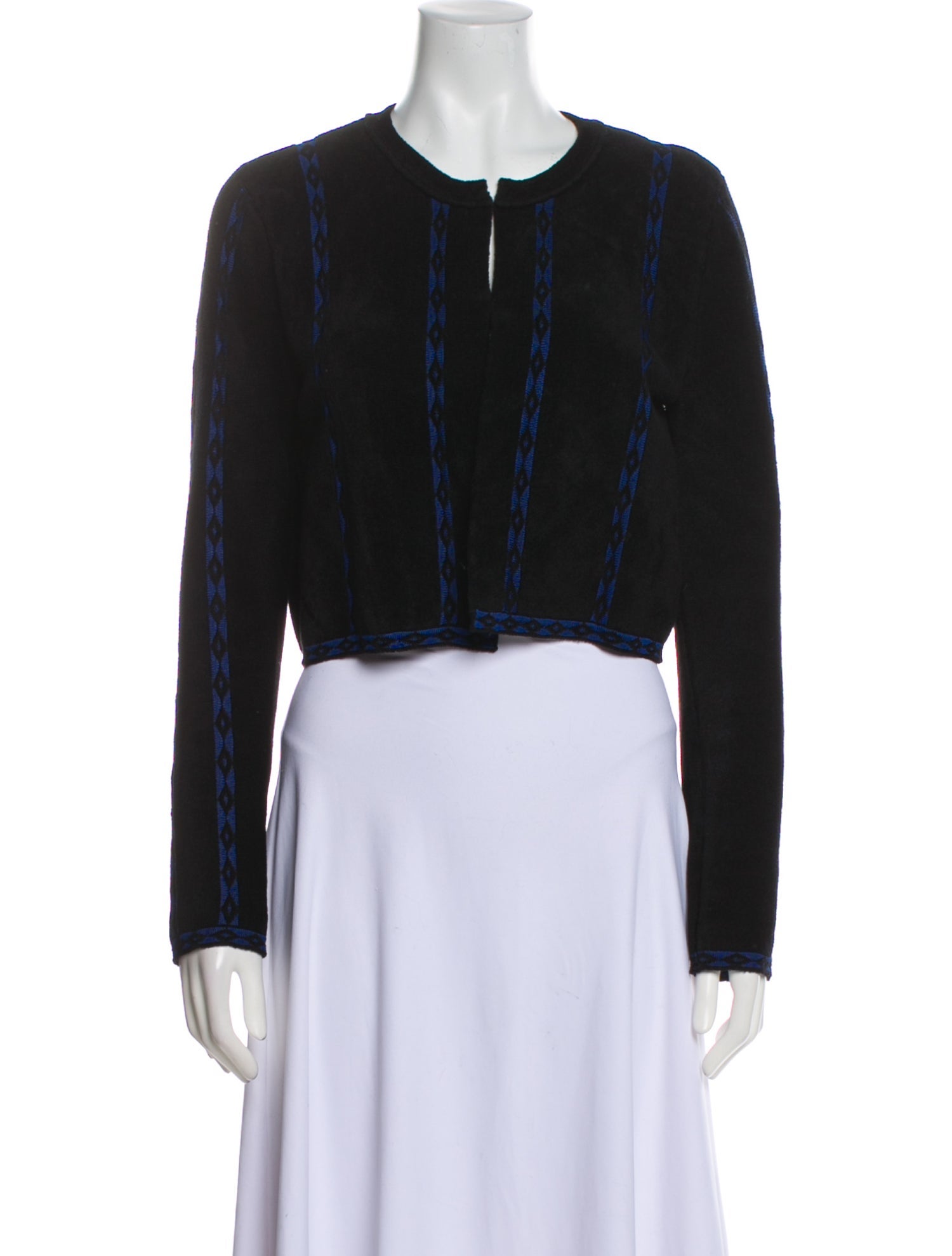 Maje Striped Crew Neck Sweater