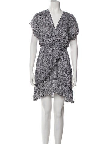 Maje Dresses Printed Mini Dress M