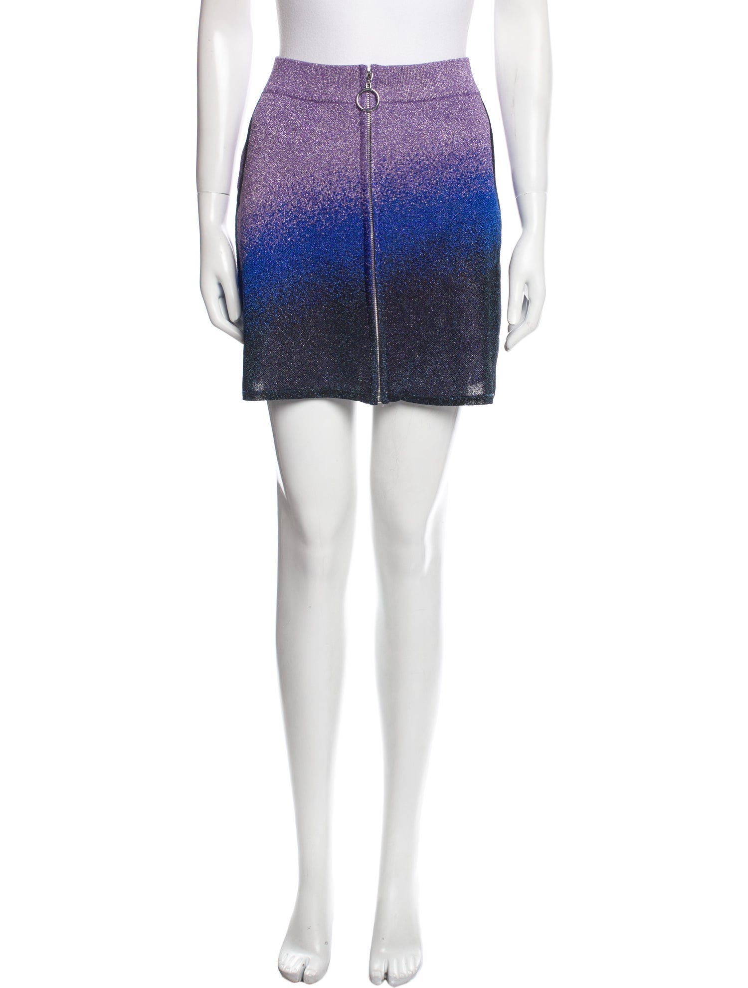 Maje Tie-Dye Print Mini Skirt