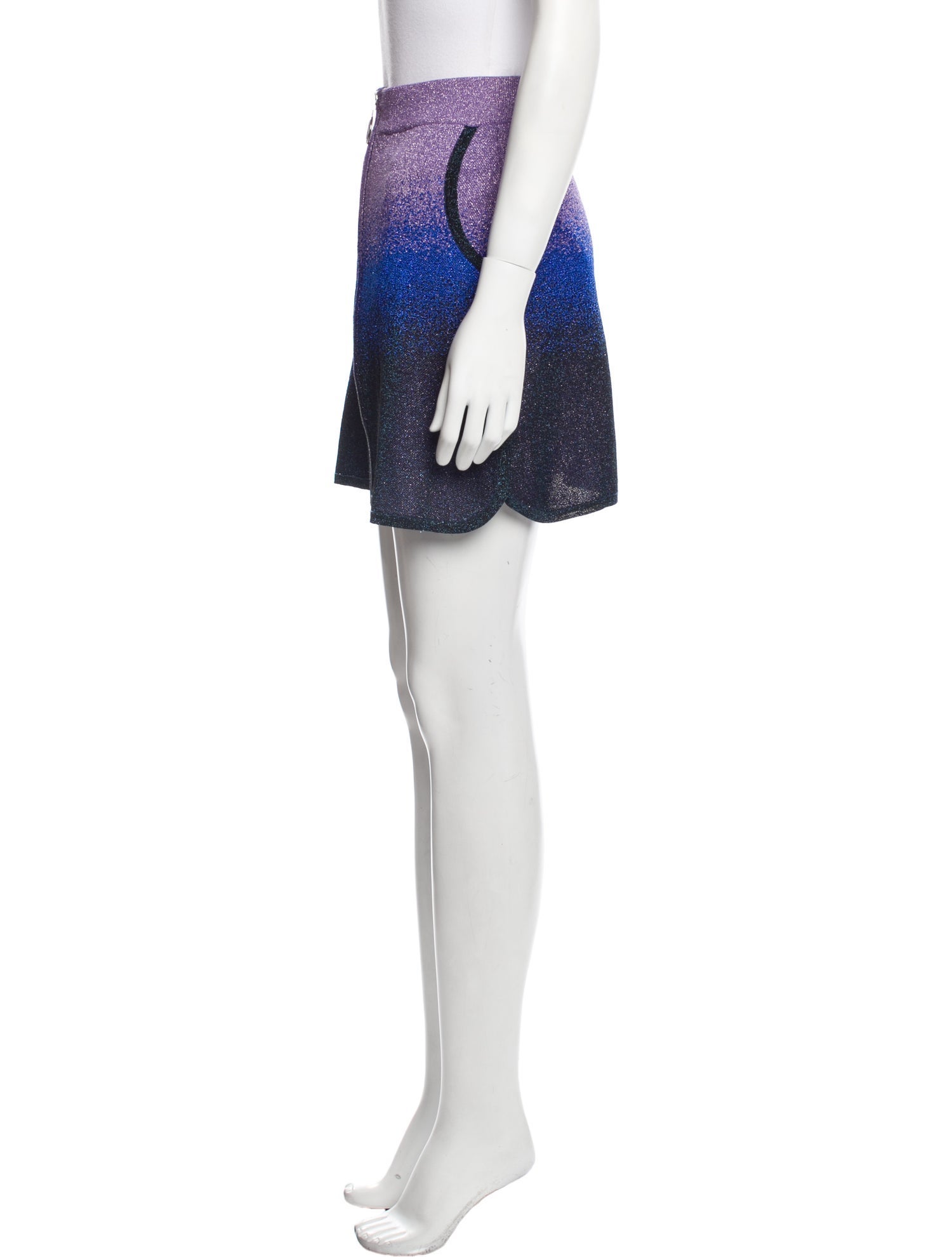Maje Tie-Dye Print Mini Skirt