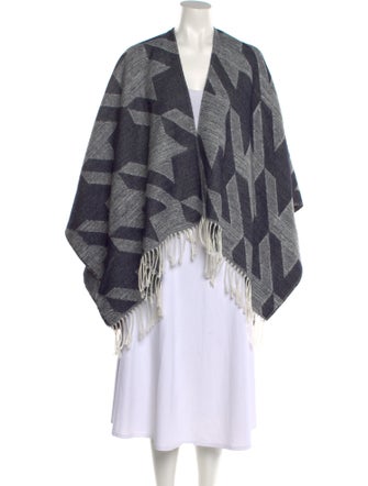 Maje Printed V-Neck Sweater