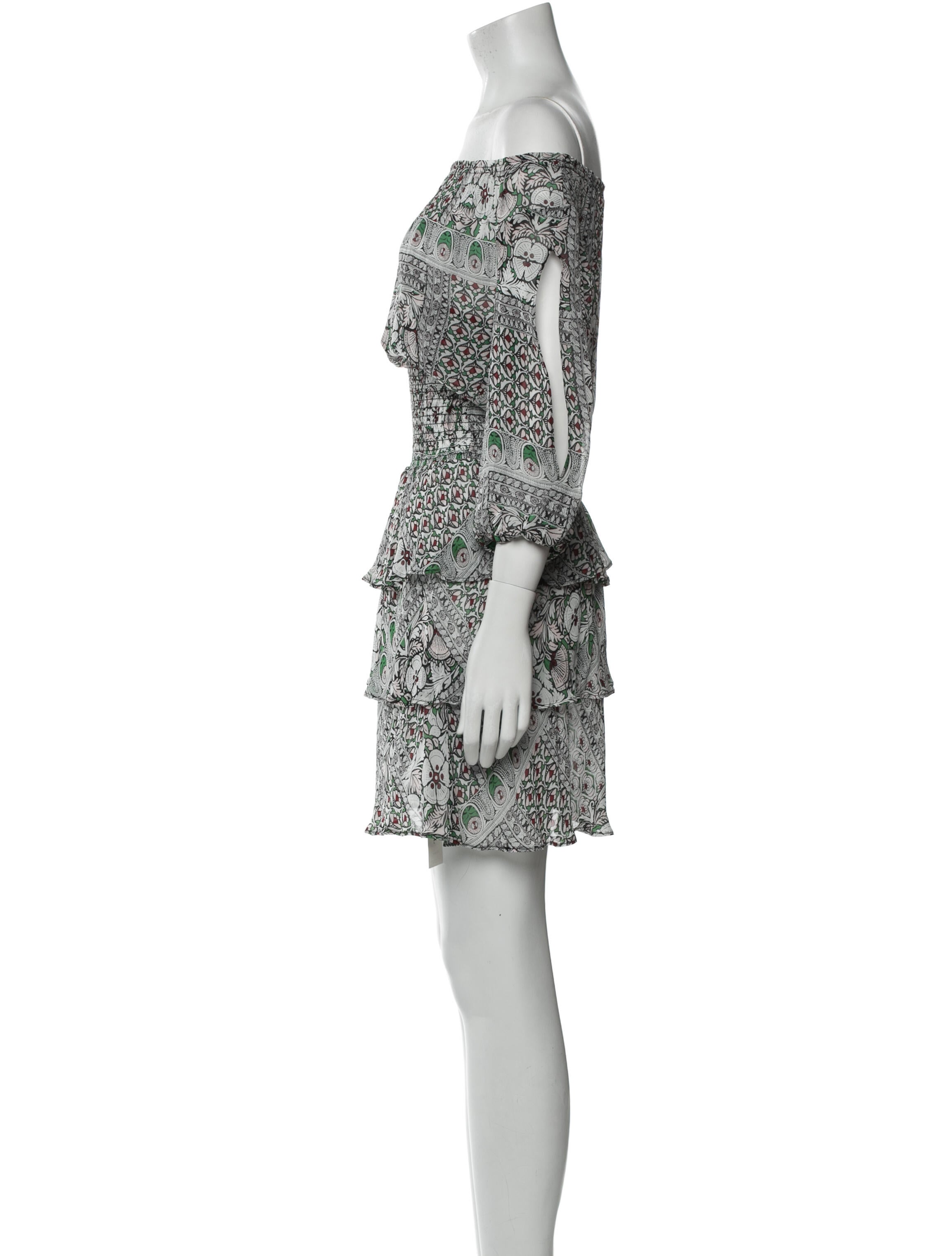 Maje Printed Knee-Length Dress w/ Tags