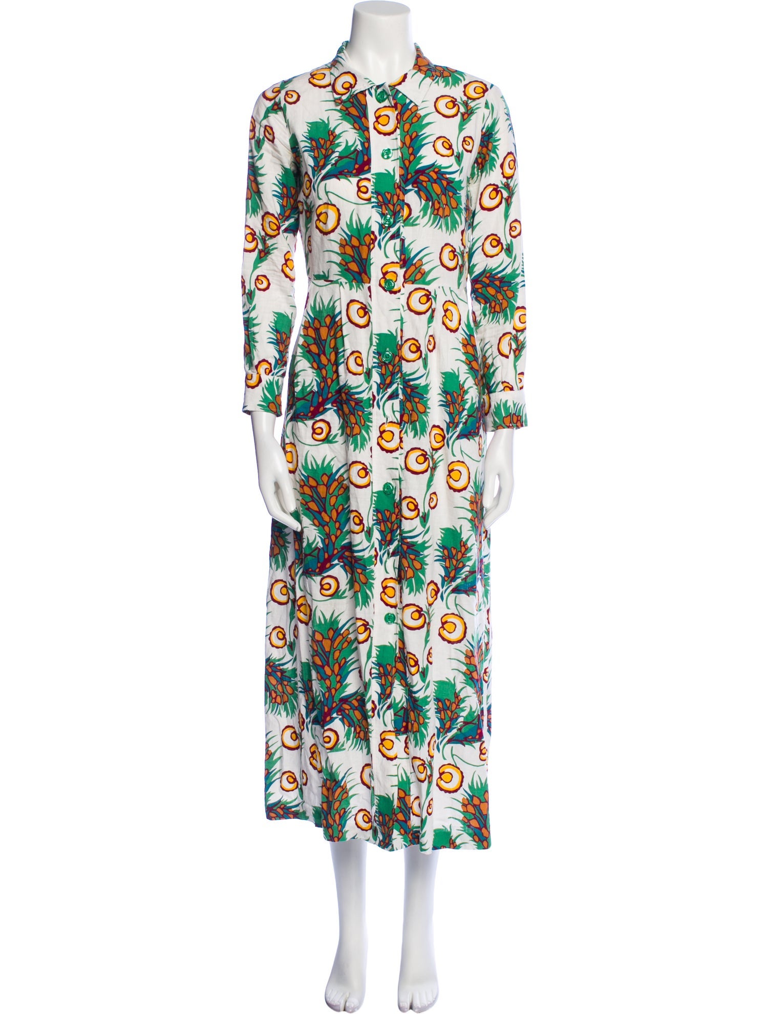 Maje Linen Long Dress