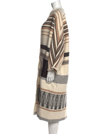 Maje Striped V-Neck Sweater w/ Tags