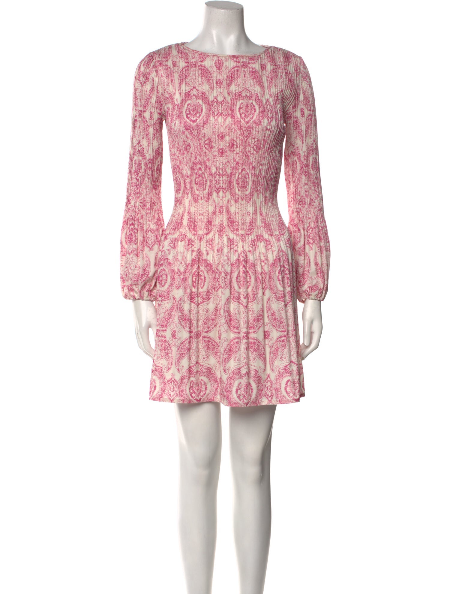 Maje Printed Mini Dress