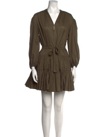 Maje Dresses V-Neck Mini Dress XS