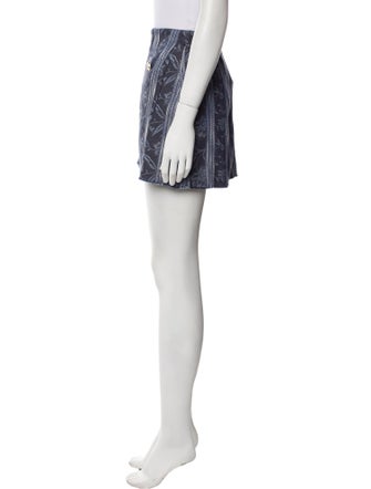 Maje Striped Mini Shorts