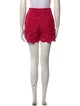 Maje Lace Pattern Mini Shorts