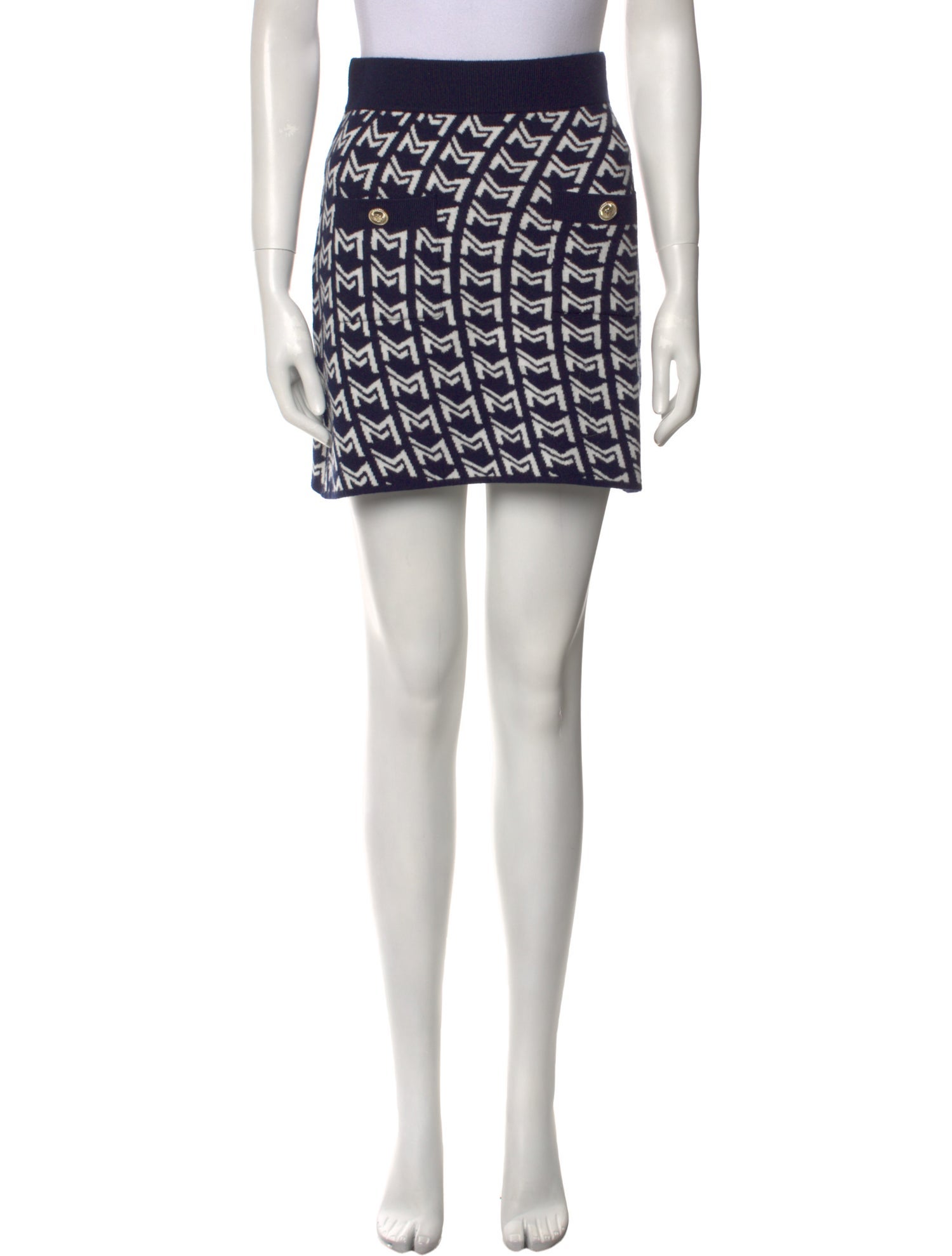 Maje Printed Mini Skirt w/ Tags