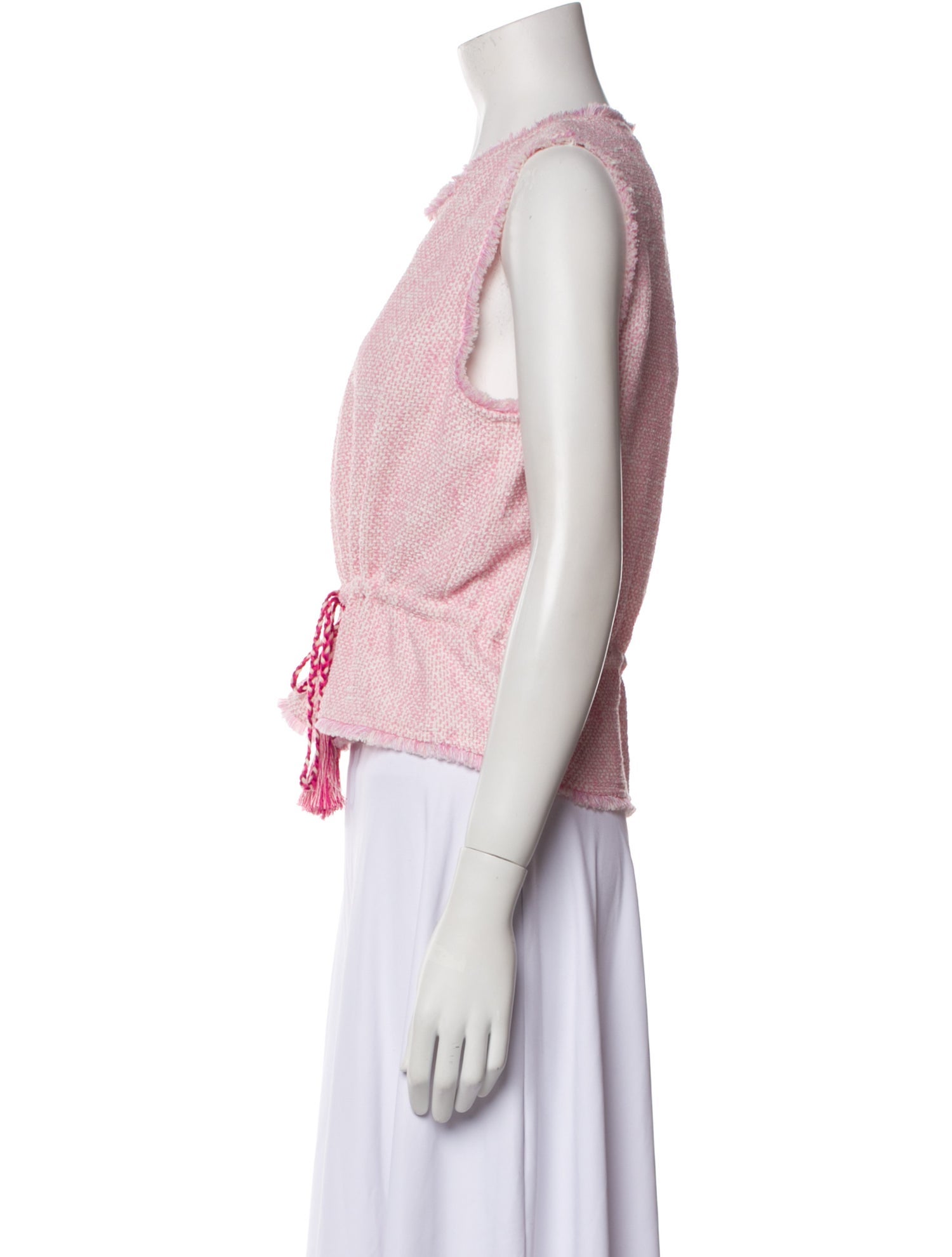 Maje Scoop Neck Sleeveless Crop Top w/ Tags