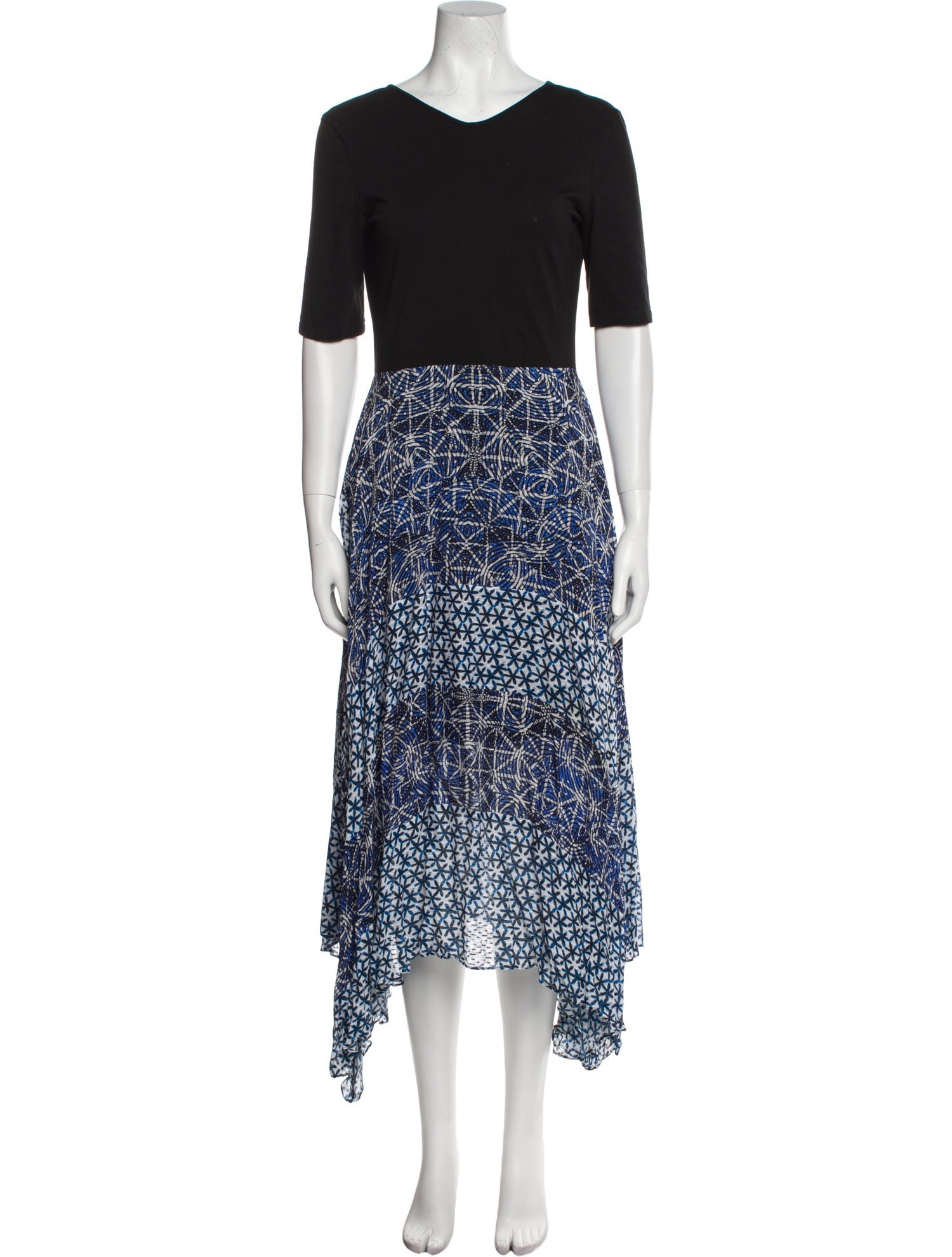 Maje Printed Long Dress w/ Tags