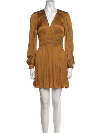 Maje V-Neck Mini Dress