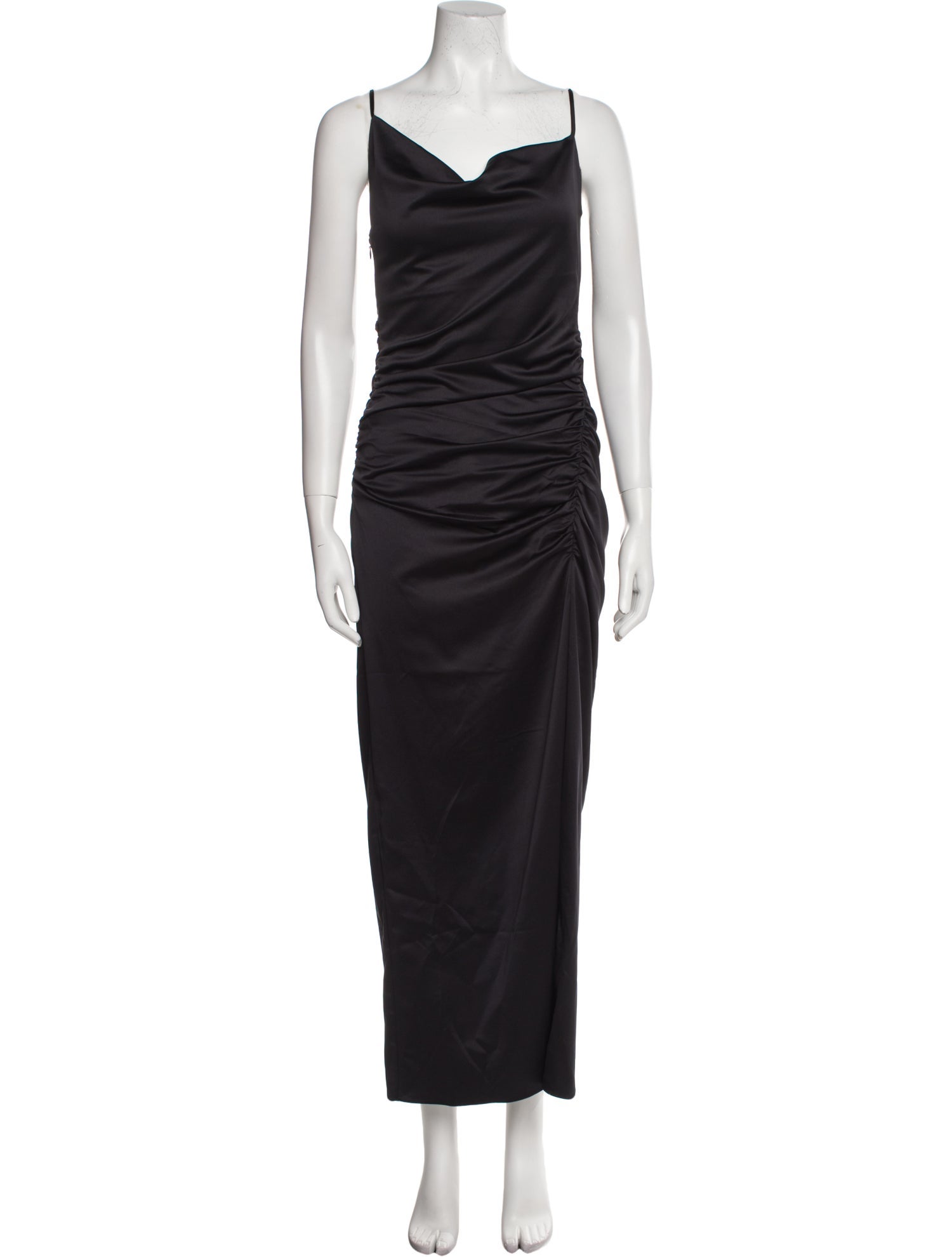 Maje Cowl Neck Long Dress