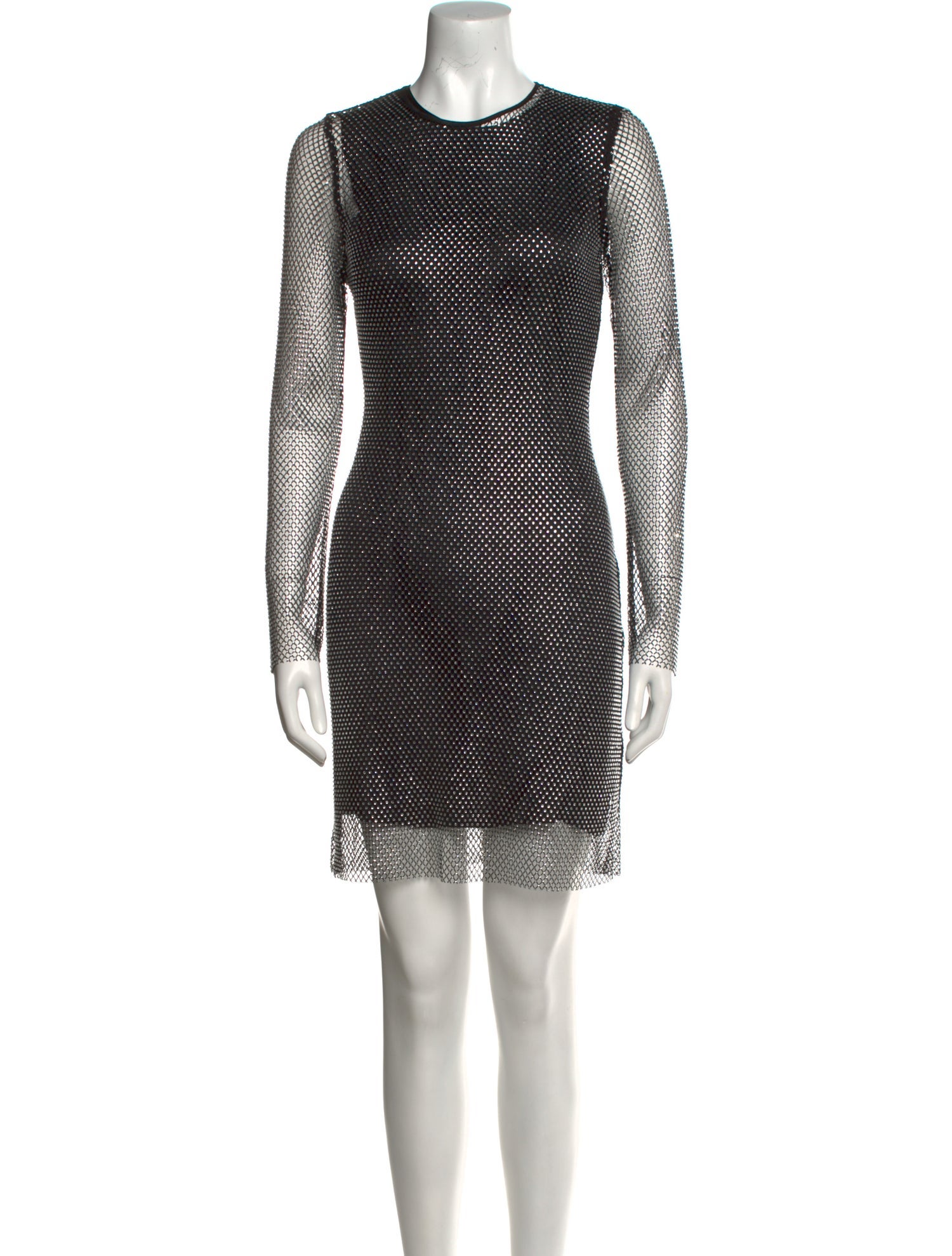 Maje Polka Dot Print Knee-Length Dress