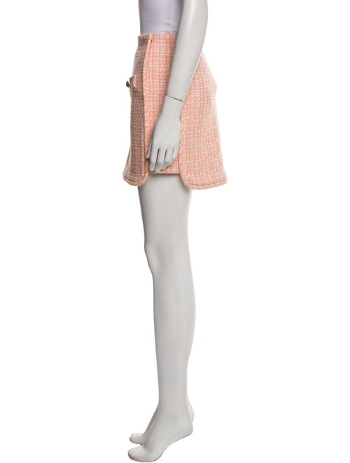 Maje Tweed Pattern Mini Skirt