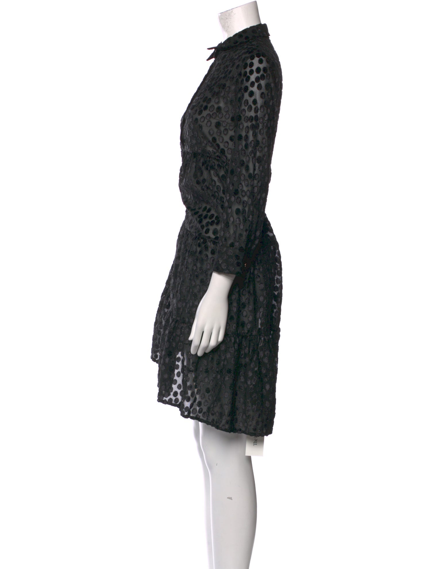 Maje Polka Dot Print Mini Dress w/ Tags