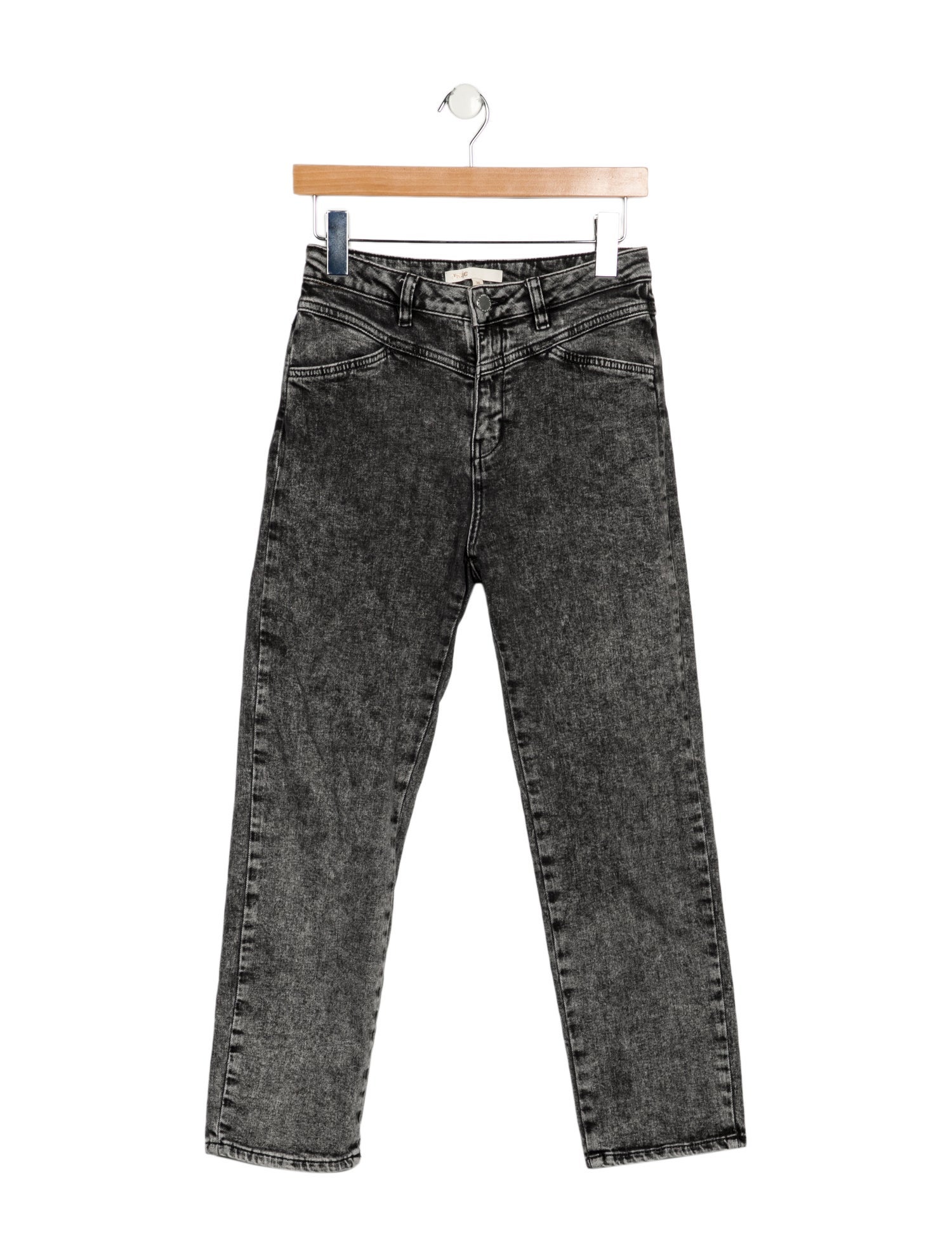 Maje Mid-Rise Straight Leg Jeans