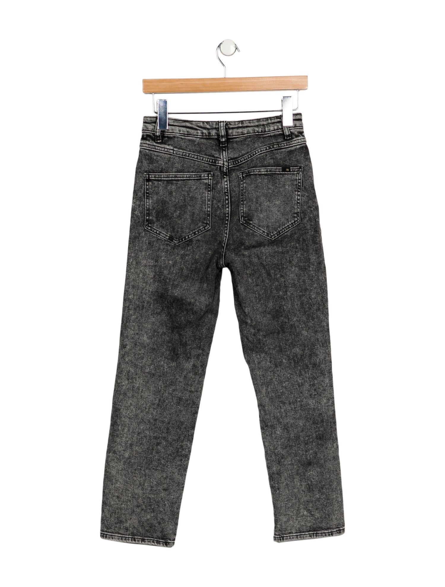 Maje Mid-Rise Straight Leg Jeans