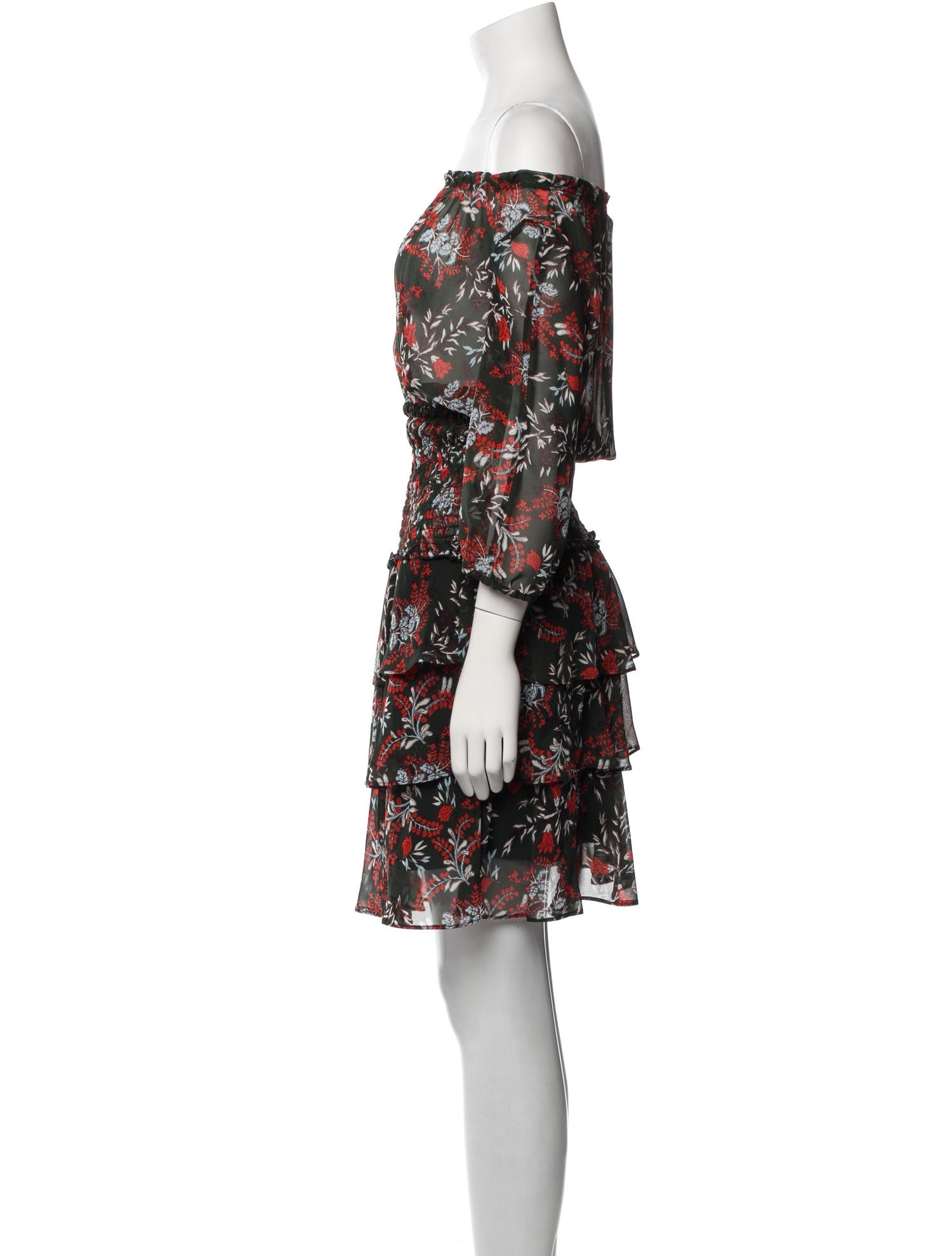 Maje Printed Knee-Length Dress