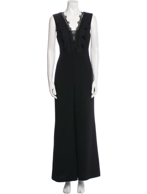 Maje V-Neck Jumpsuit