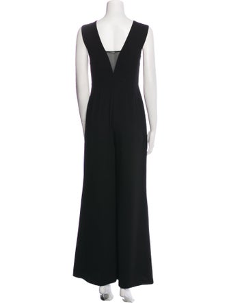 Maje V-Neck Jumpsuit