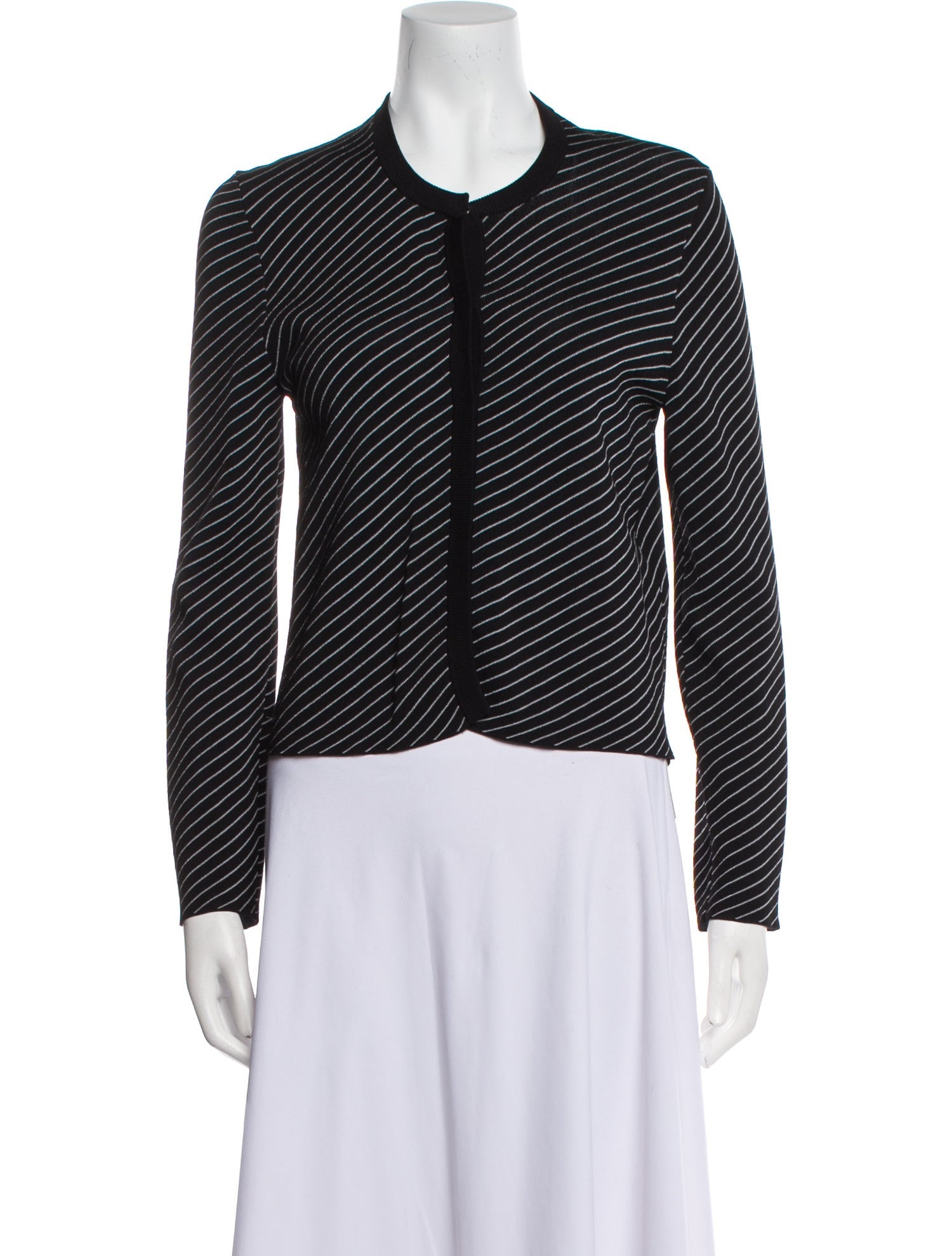 Maje Striped Crew Neck Sweater