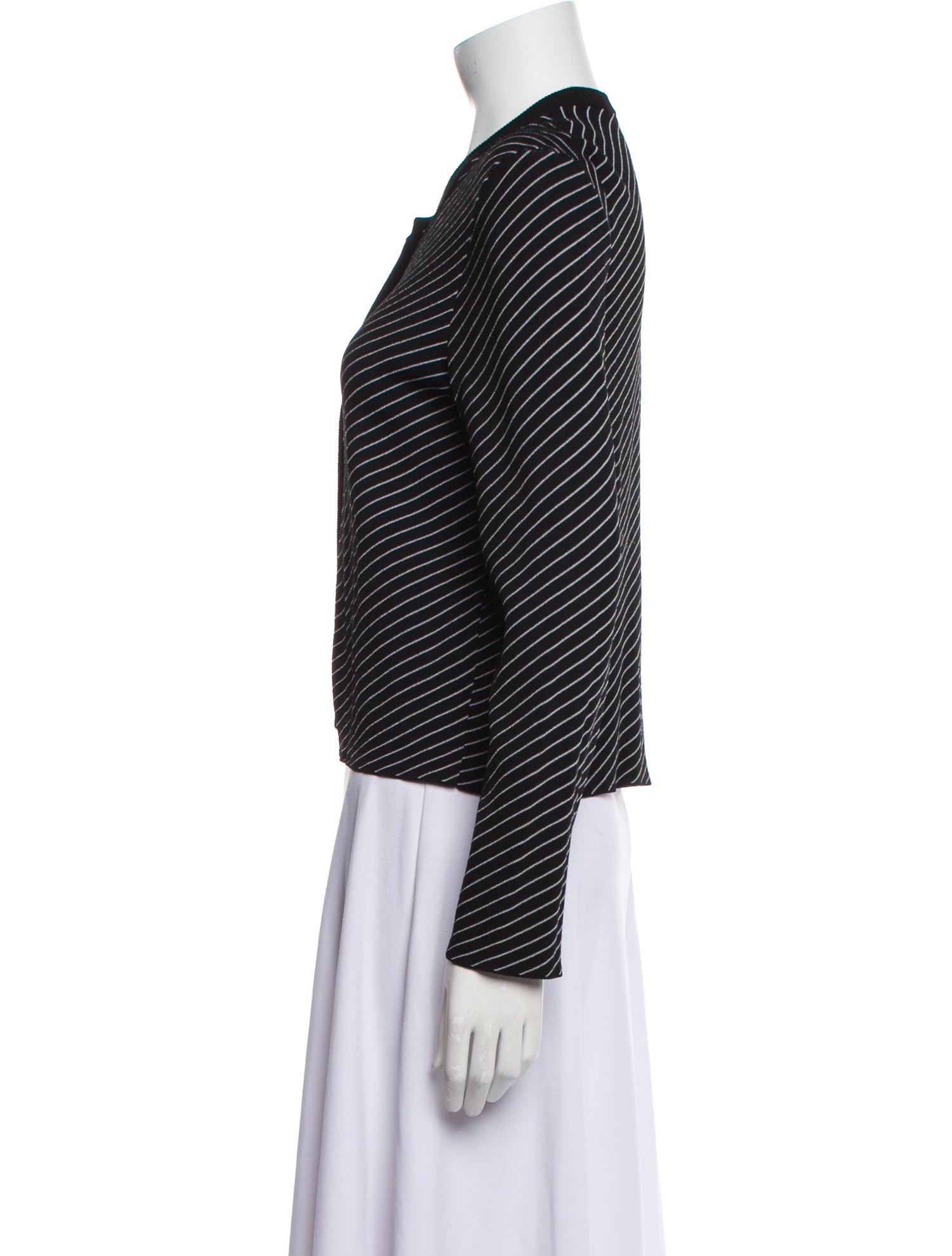 Maje Striped Crew Neck Sweater