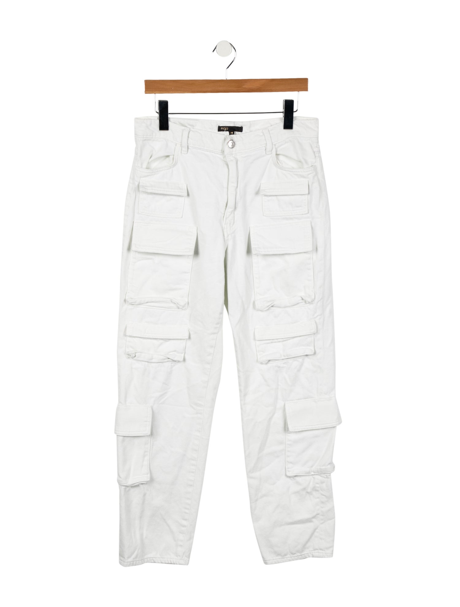 Maje Mid-Rise Straight Leg Jeans