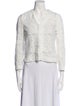 Maje Lace Pattern Jacket