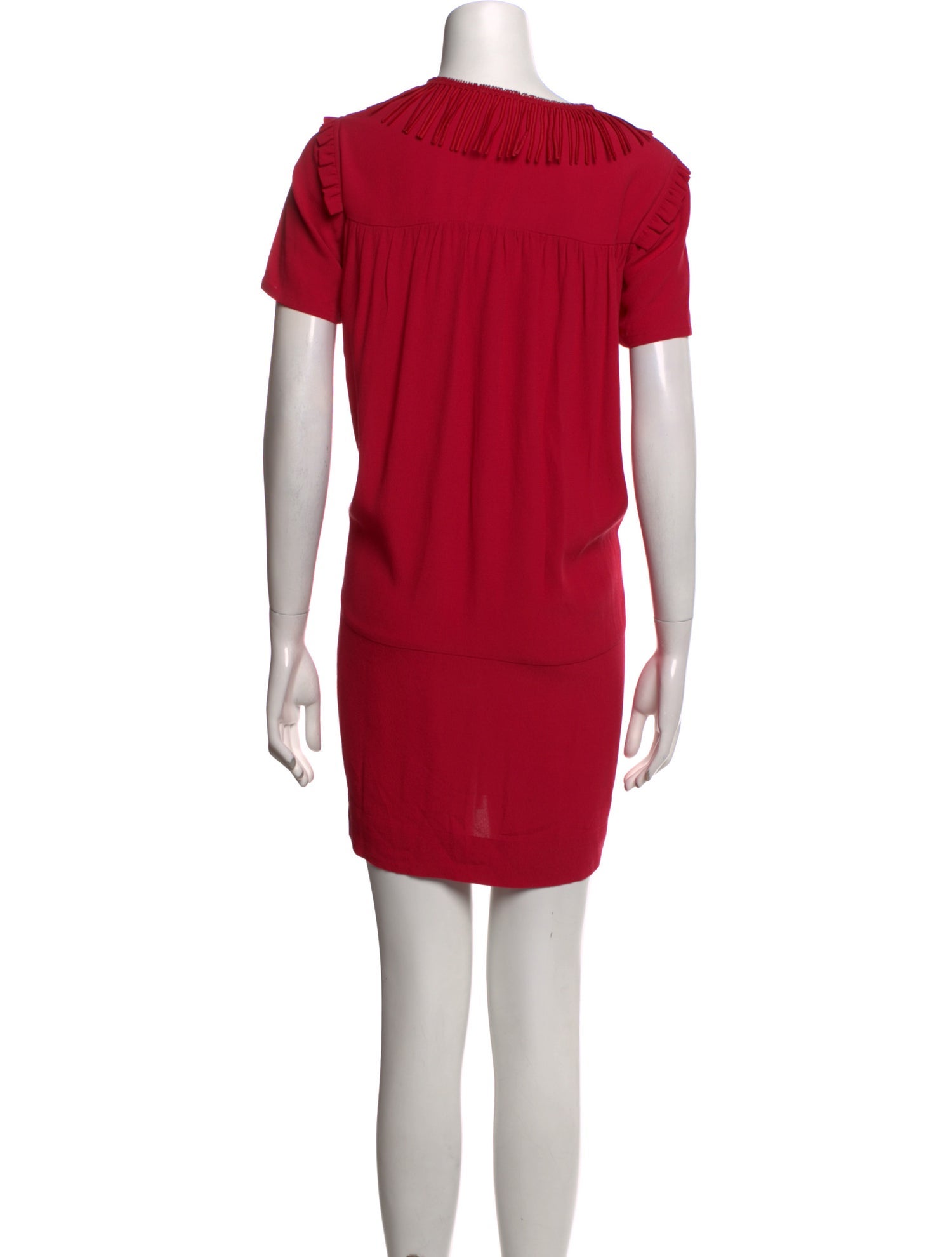 Maje Crew Neck Mini Dress