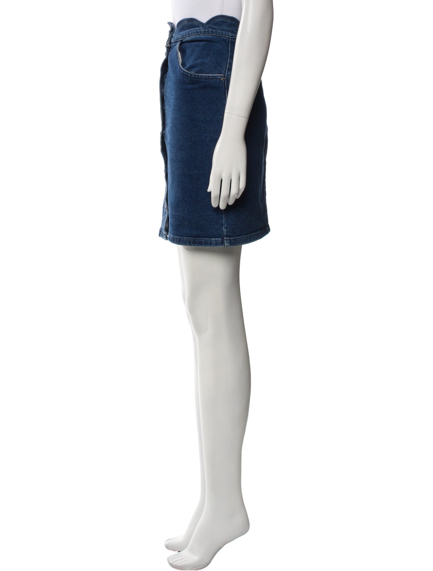 Maje Distressed Accents Mini Skirt