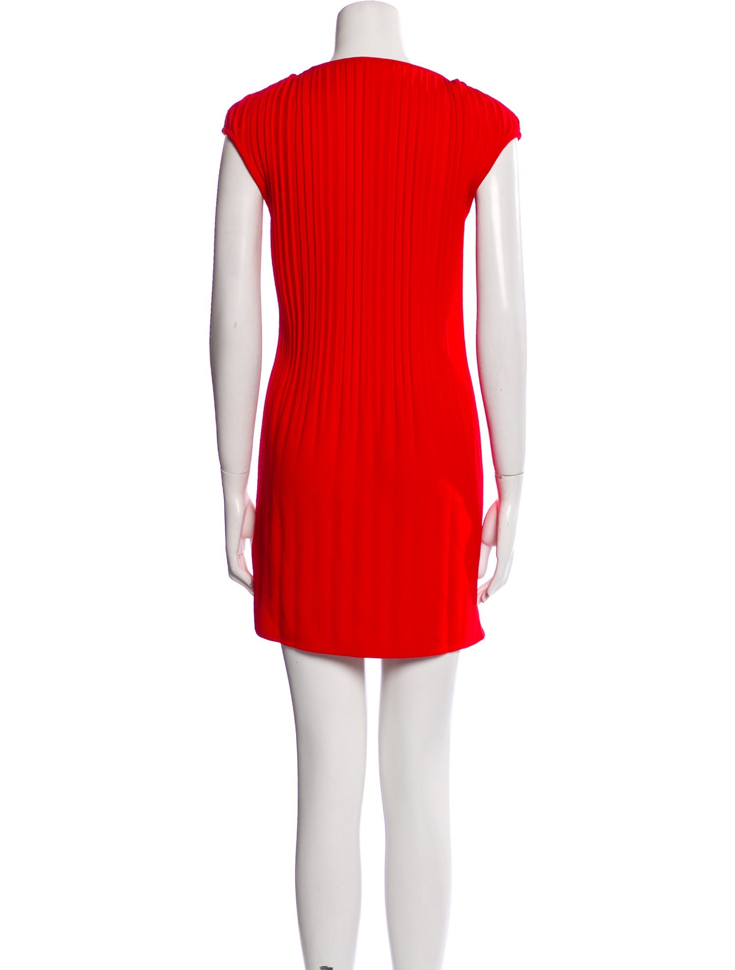 Maje Bateau Neckline Mini Dress