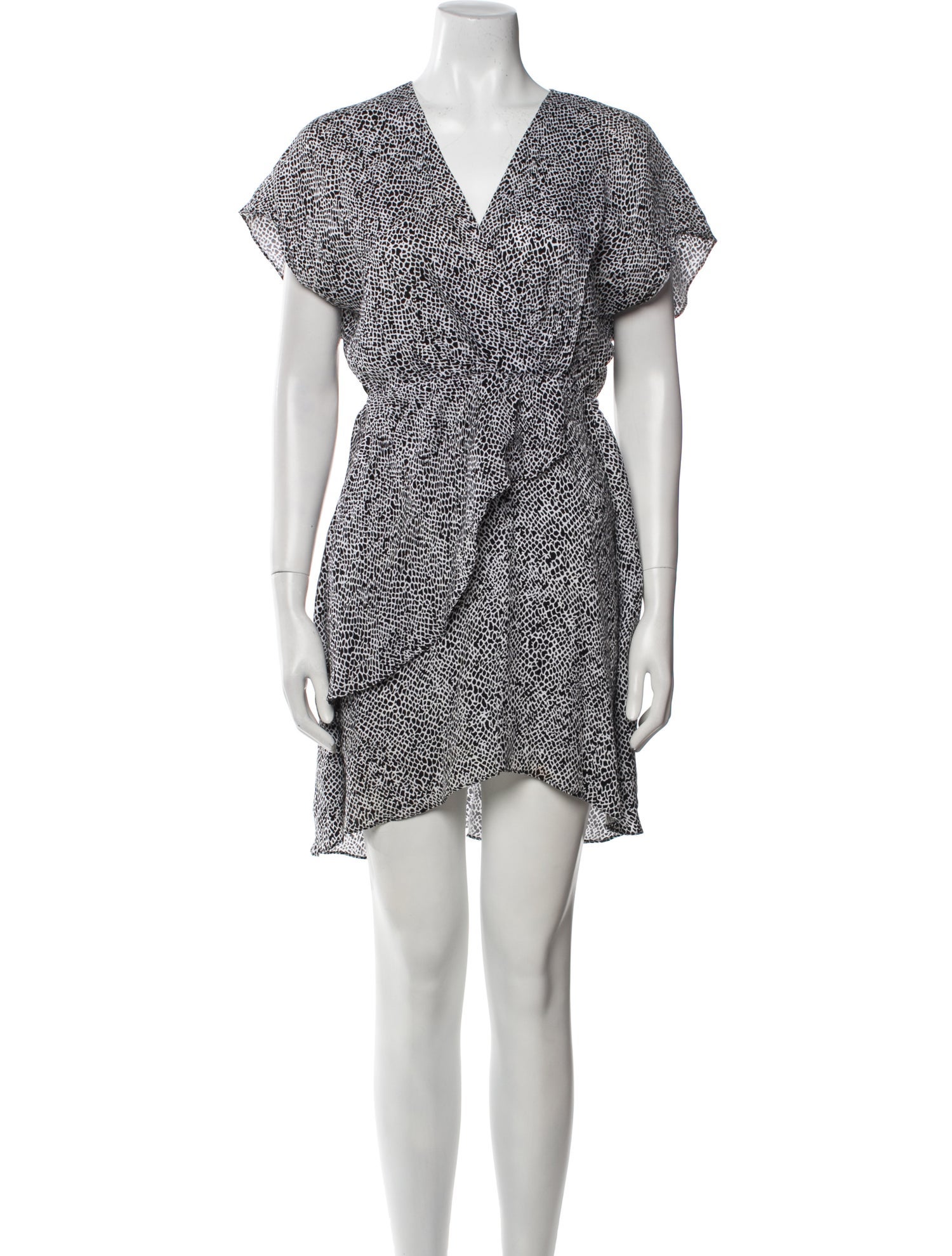 Maje Printed Mini Dress