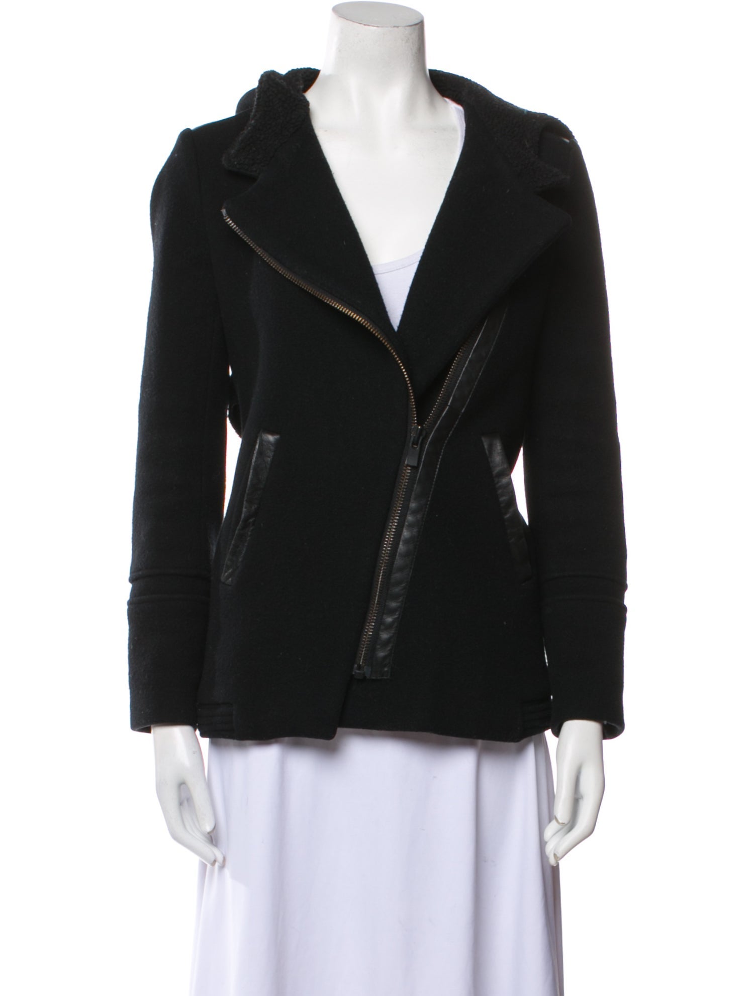 Maje Virgin Wool Coat