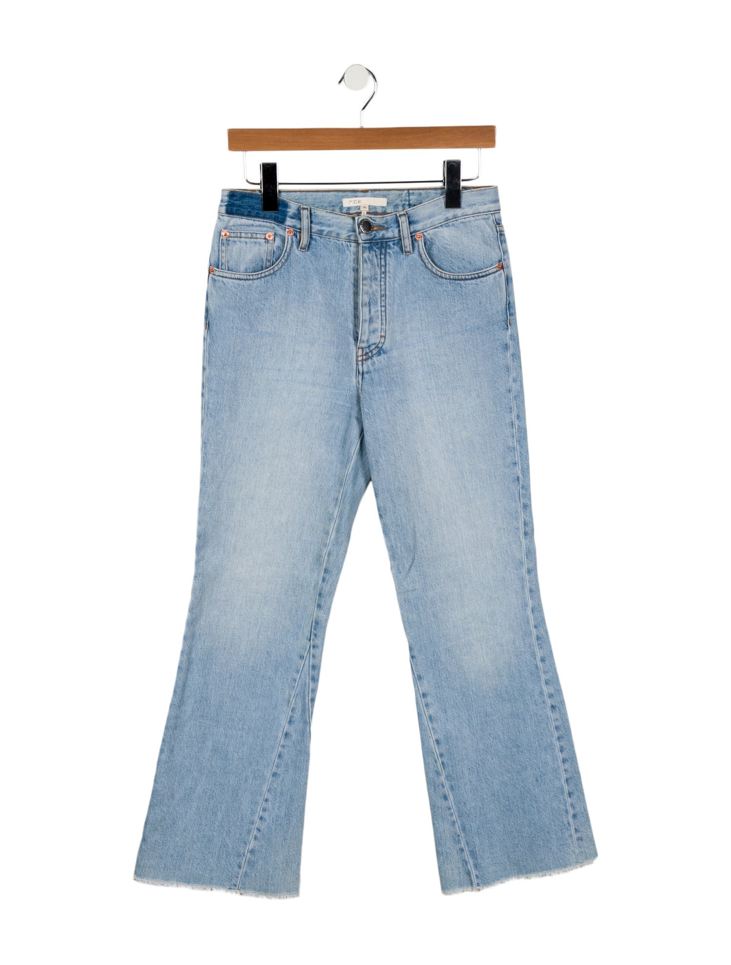 Maje Mid-Rise Wide Leg Jeans