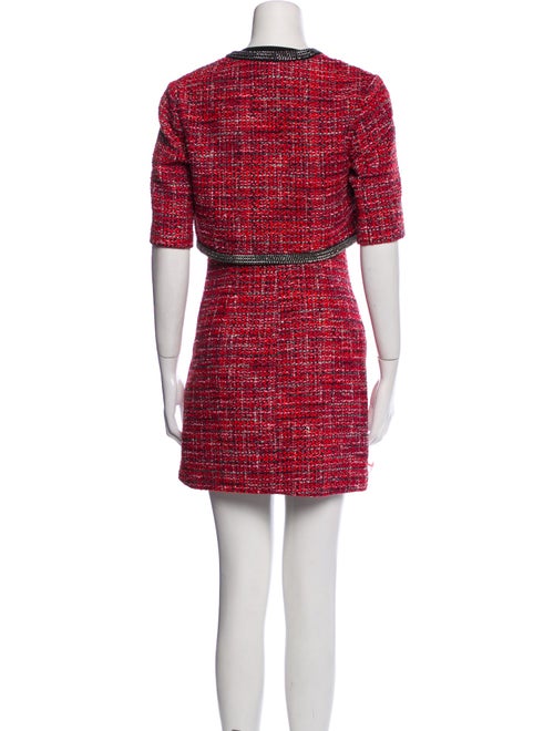 Maje Tweed Pattern Dress Set