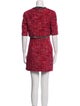 Maje Tweed Pattern Dress Set