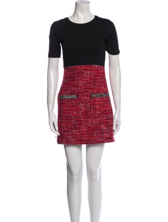 Maje Tweed Pattern Dress Set