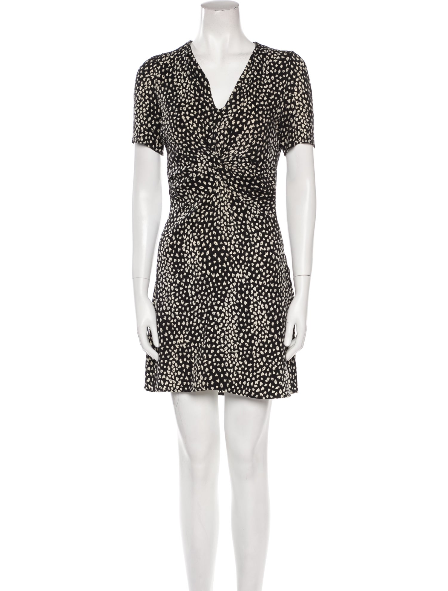 Maje Printed Mini Dress