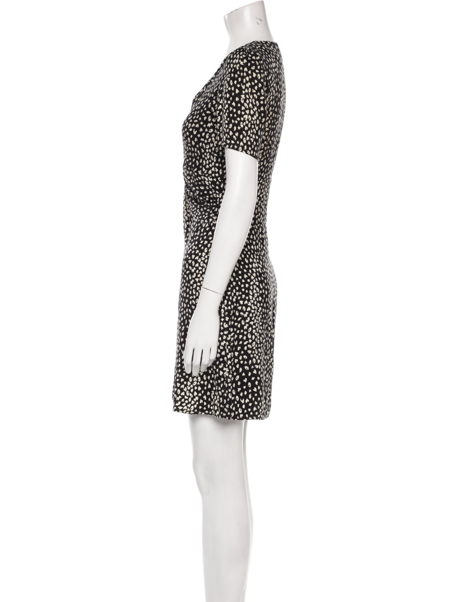 Maje Printed Mini Dress