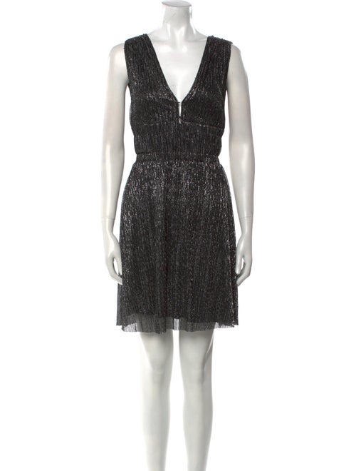 Maje V-Neck Mini Dress