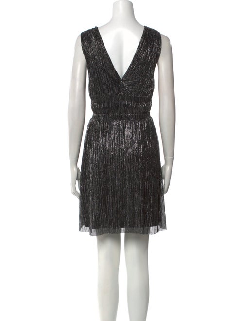 Maje V-Neck Mini Dress