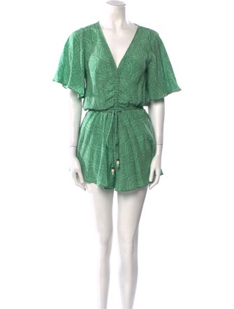 Maje V-Neck Romper