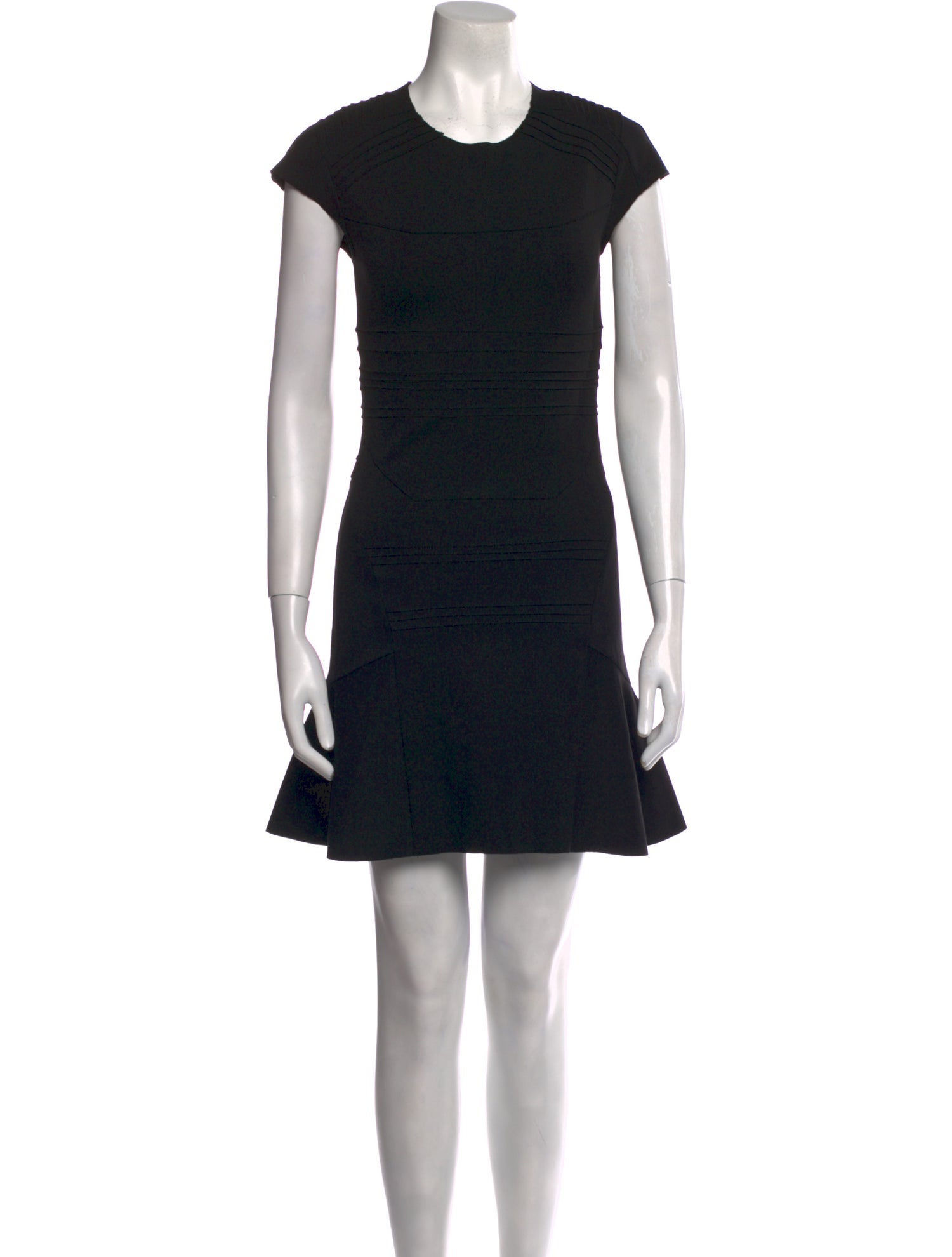 Maje Crew Neck Mini Dress